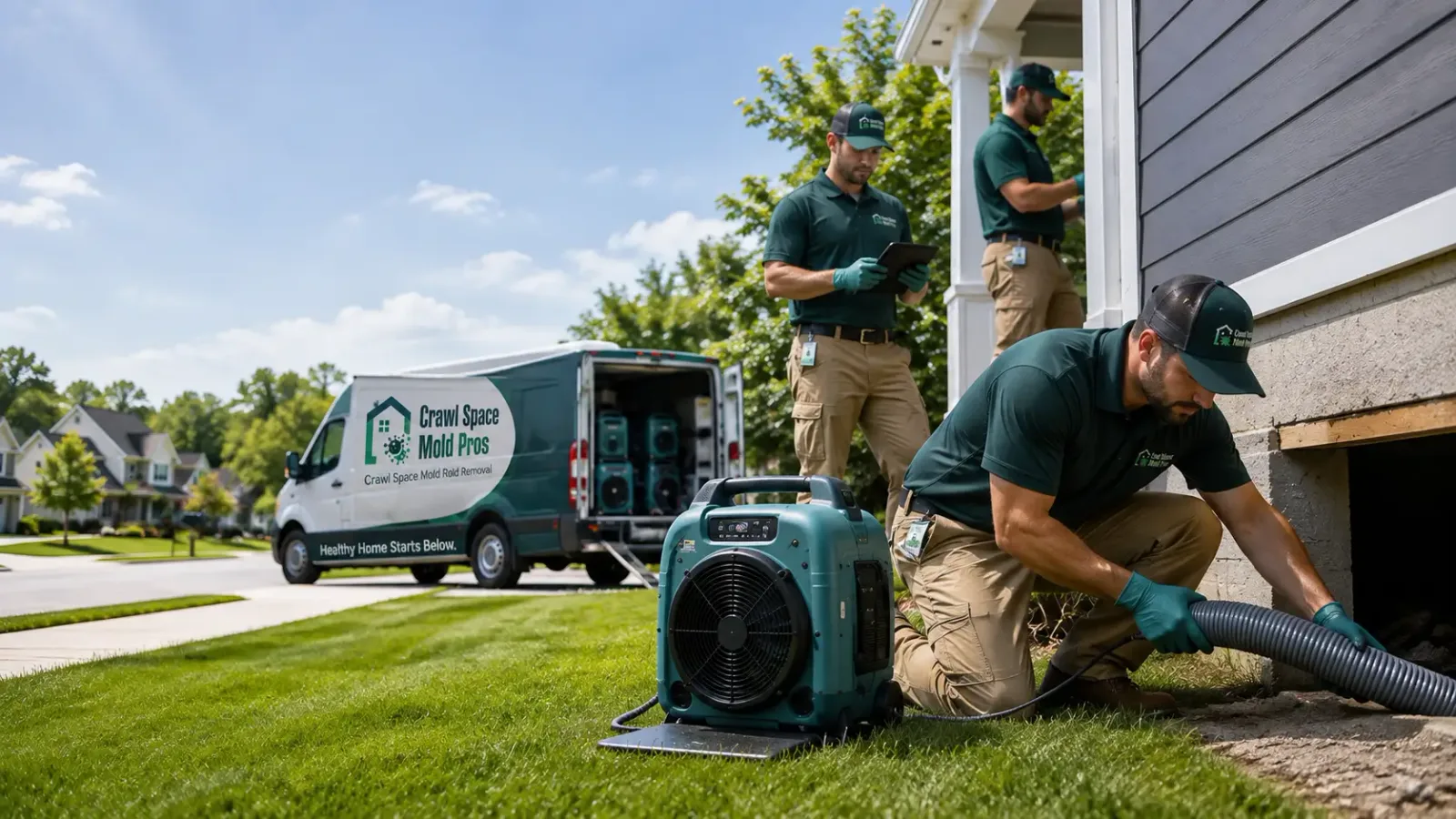Crawl Space Mold Removal in Delavan, WI
